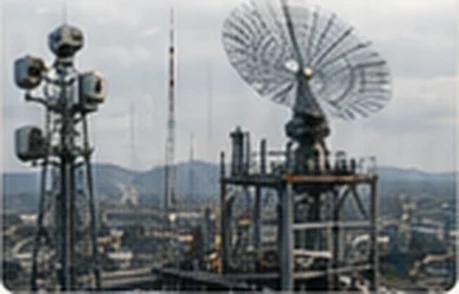 Radar, RF and camera sensors monitoring airspace over a critical infrastructure site